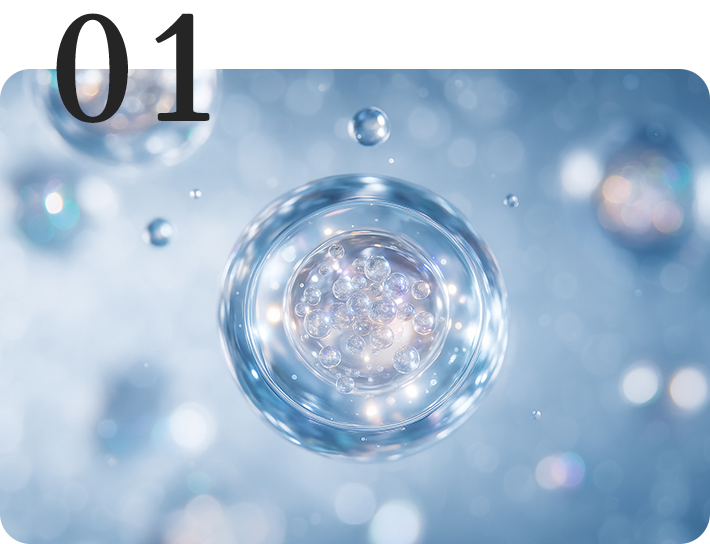 ナノバブル発生システムで 水に空気を含ませる